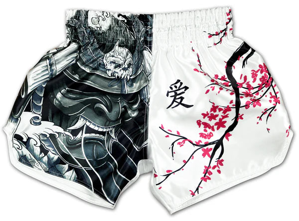 Cherry Blossom Samurai Muay Thai Shorts