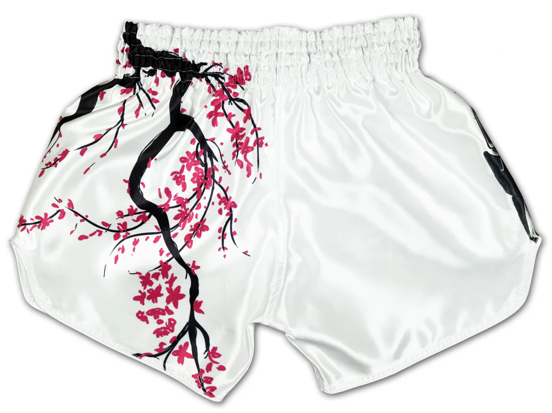 Cherry Blossom Samurai Muay Thai Shorts