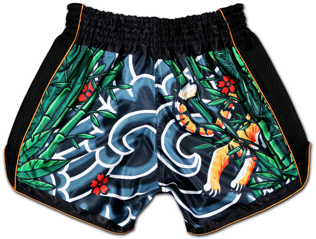 Elegant Irezumi Tiger Muay Thai Shorts