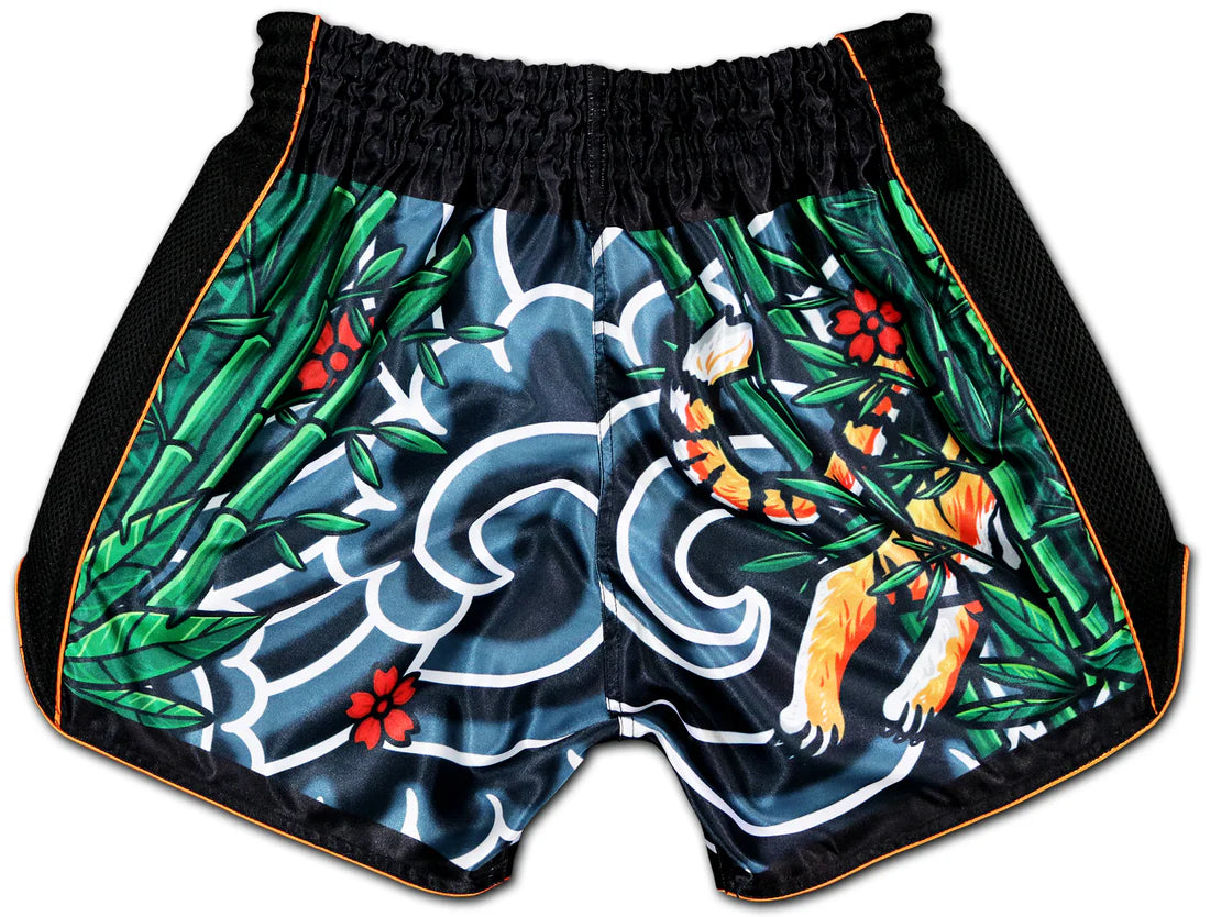 Elegant Irezumi Tiger Muay Thai Shorts