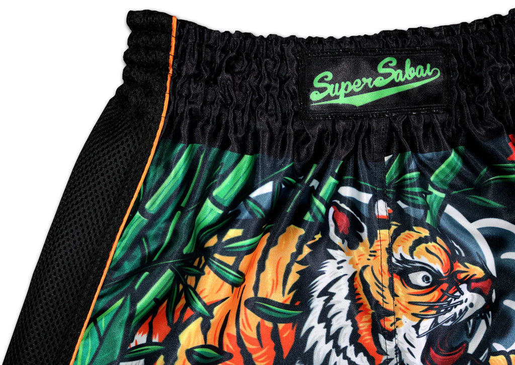 Elegant Irezumi Tiger Muay Thai Shorts