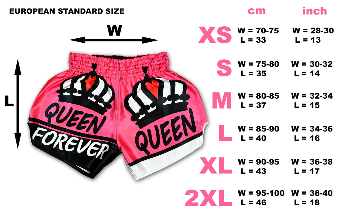 QUEEN Forever Muay Thai Boxing Shorts