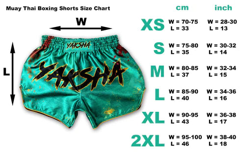 Muay Thai Shorts YAKSHA Grunge