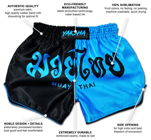 Two Tone Muay Thai Shorts | YAKSHA Luk Krʉng