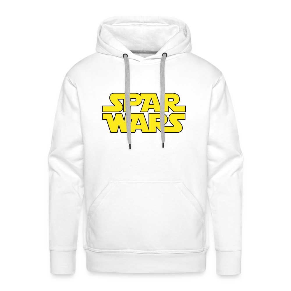Spar Wars Adult Hoodie - white
