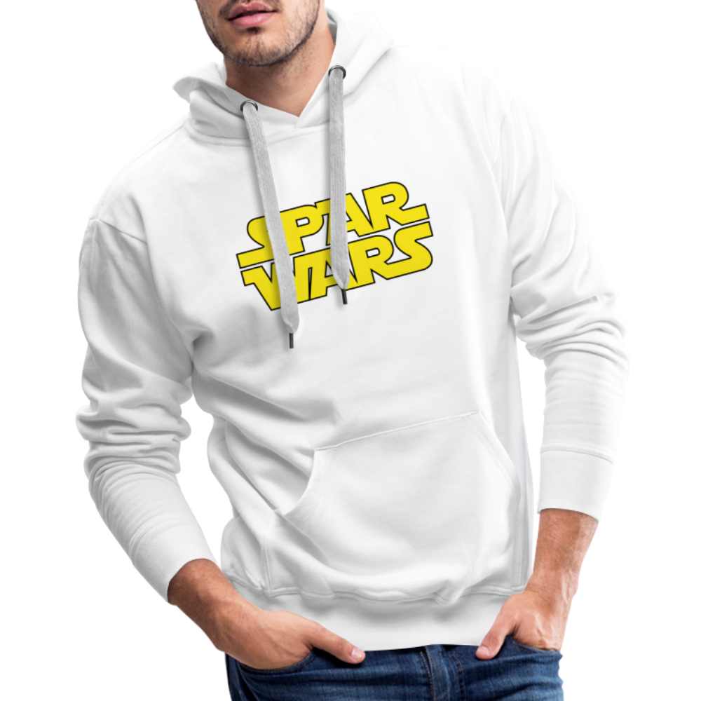 Spar Wars Adult Hoodie - white