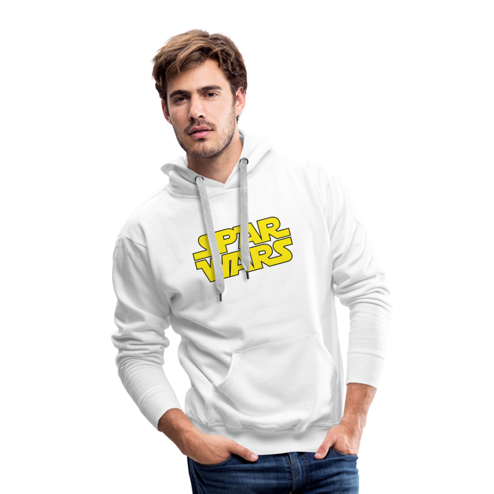 Spar Wars Adult Hoodie - white