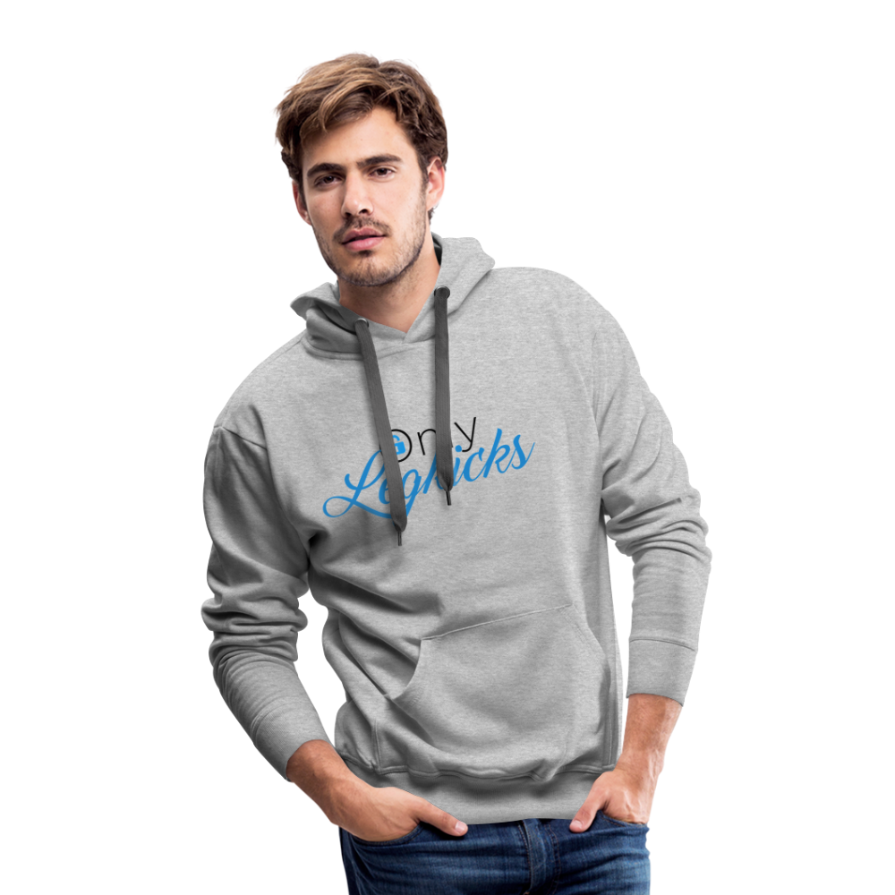Only Leg Kicks Men’s Hoodie - heather grey