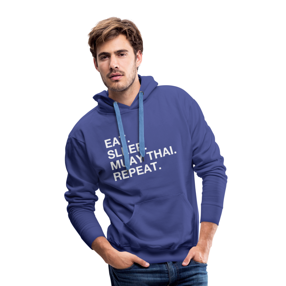eat sleep muay thai Adult Hoodie - royal blue