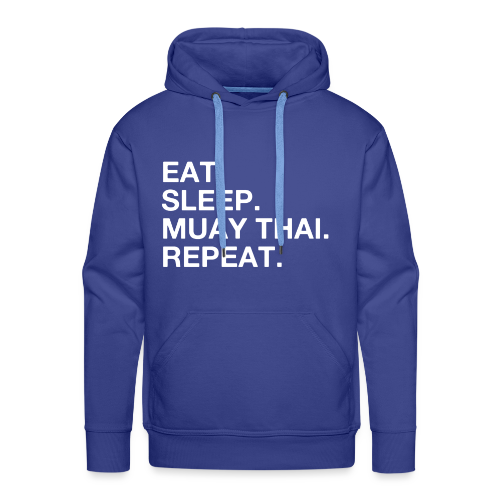 eat sleep muay thai Adult Hoodie - royal blue