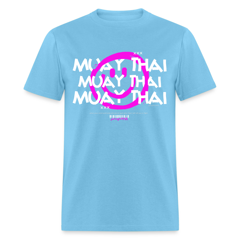 Smile Muay Thai Classic T-Shirt - aquatic blue
