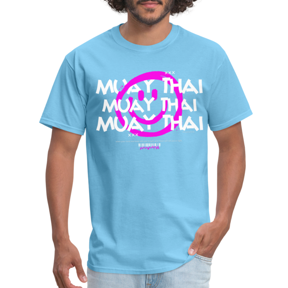 Smile Muay Thai Classic T-Shirt - aquatic blue