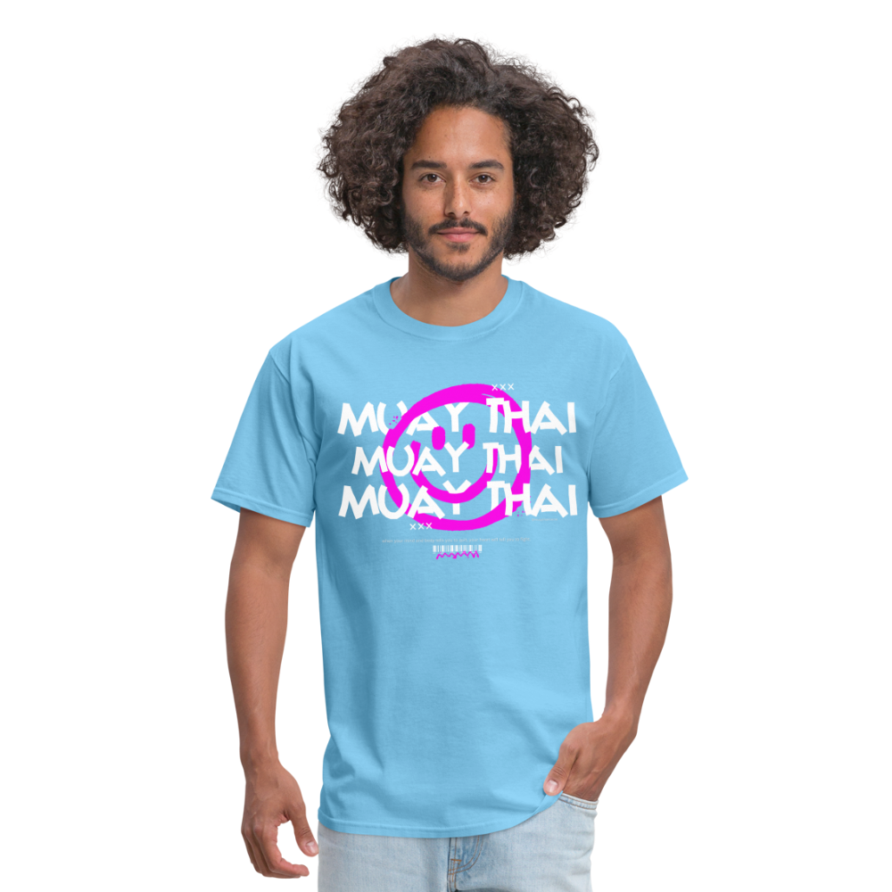 Smile Muay Thai Classic T-Shirt - aquatic blue