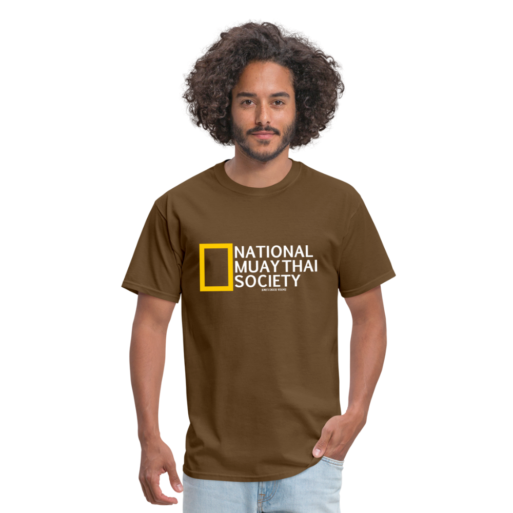 National Muay Thai Society T-Shirt - brown