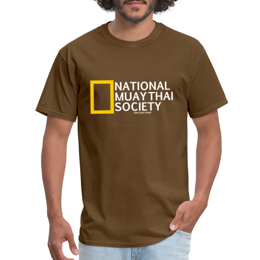 National Muay Thai Society T-Shirt - brown