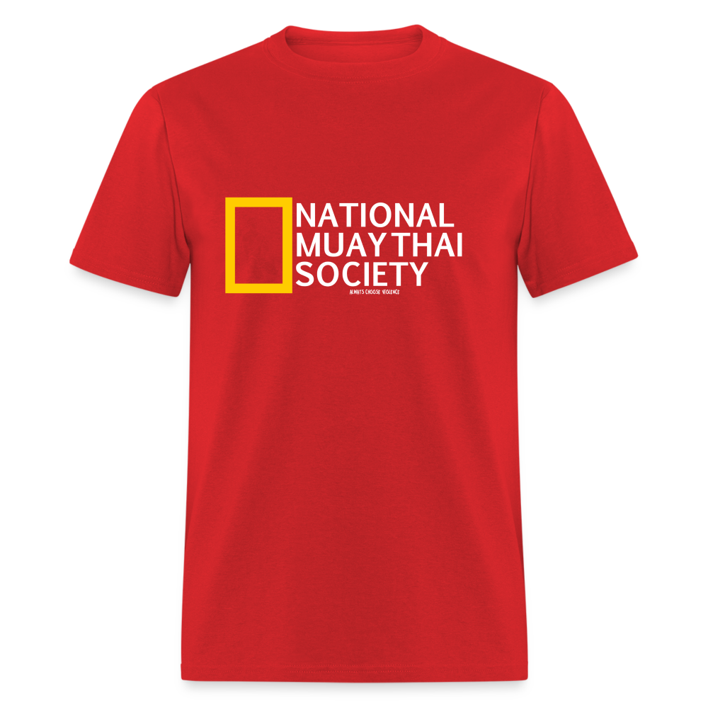 National Muay Thai Society T-Shirt - red