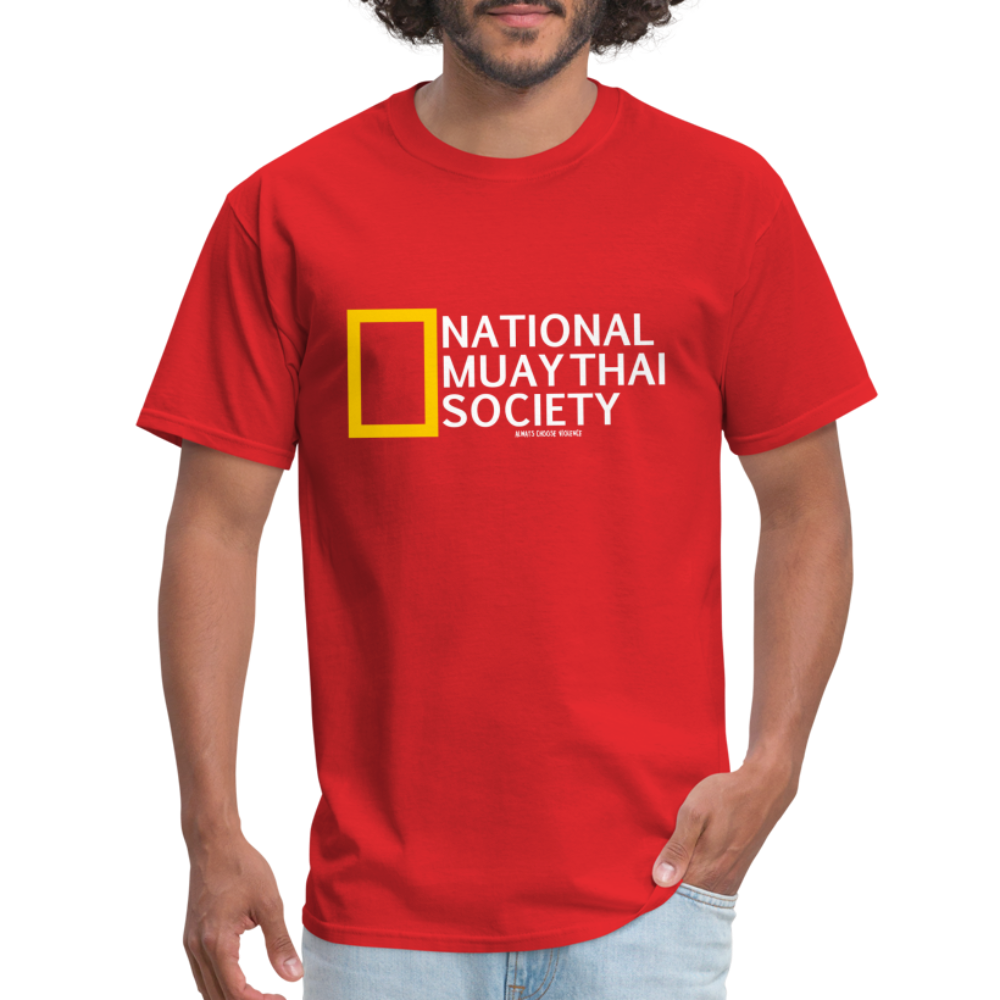 National Muay Thai Society T-Shirt - red