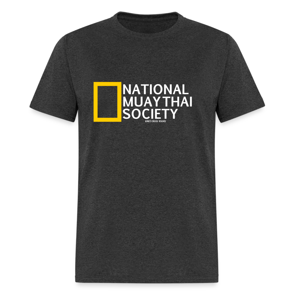 National Muay Thai Society T-Shirt - heather black