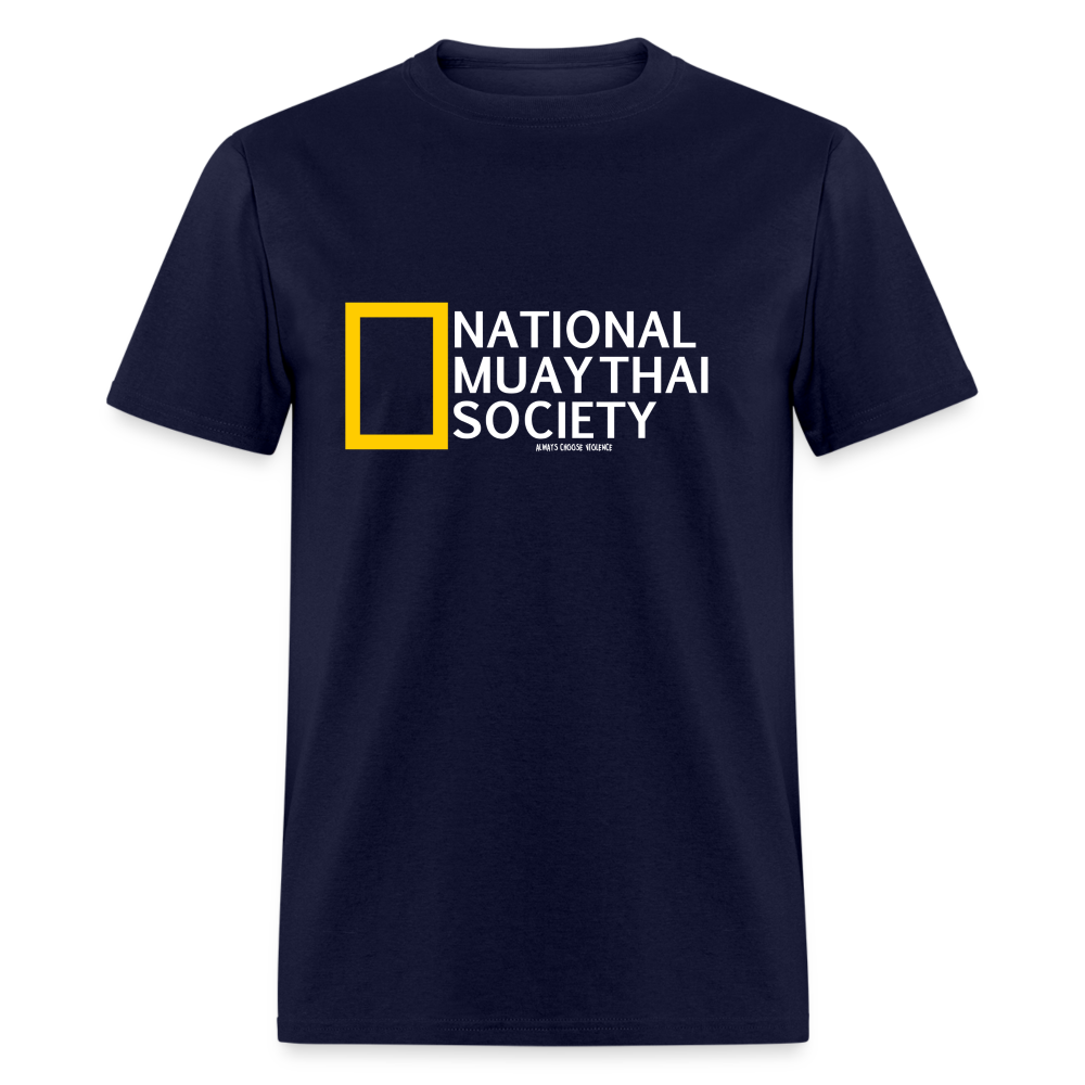 National Muay Thai Society T-Shirt - navy