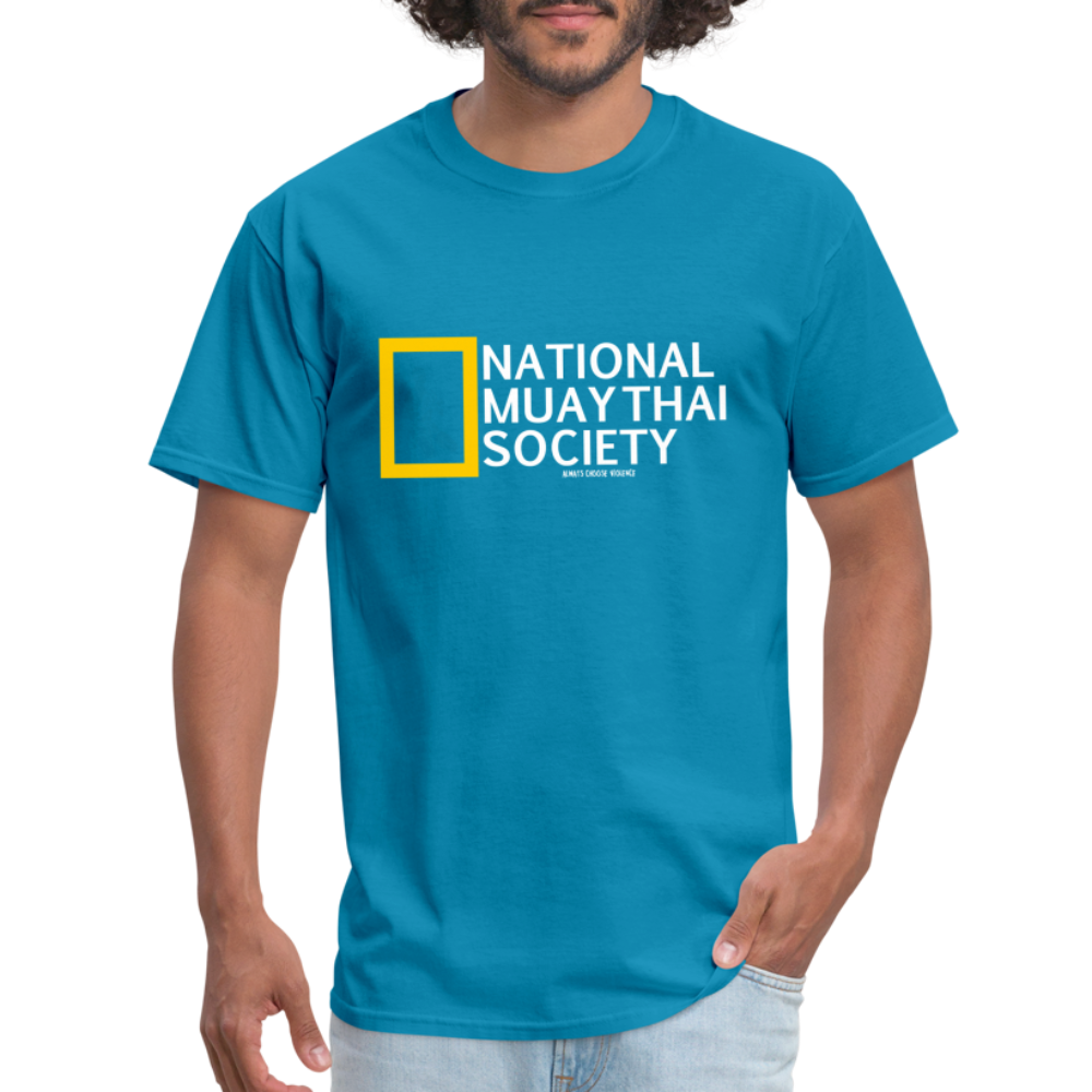 National Muay Thai Society T-Shirt - turquoise