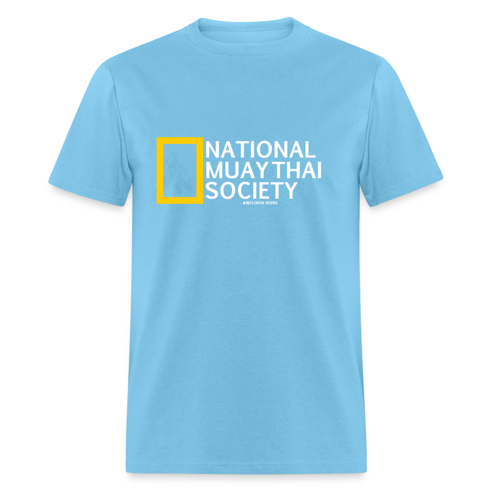 National Muay Thai Society T-Shirt - aquatic blue