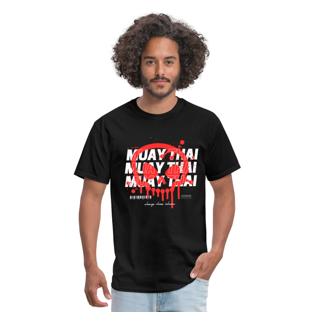 Muay Thai Skull Classic T-Shirt - black