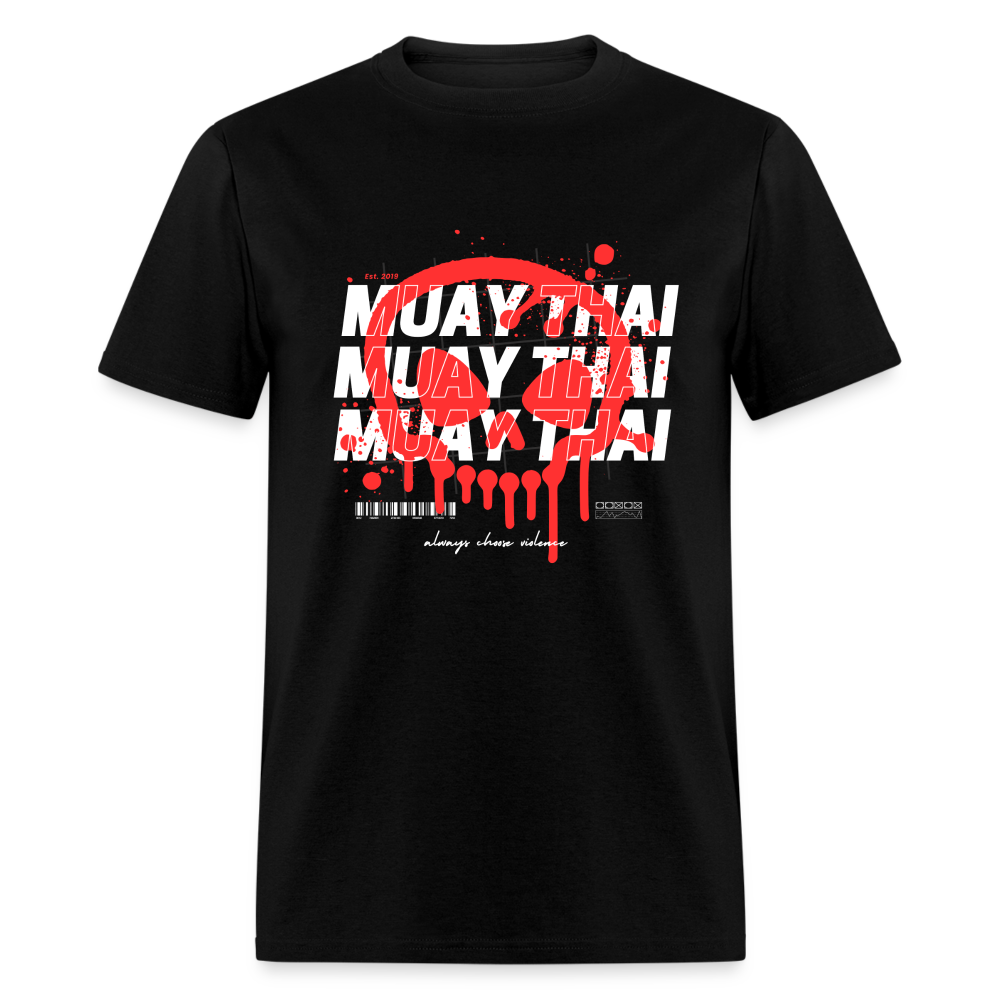 Muay Thai Skull Classic T-Shirt - black