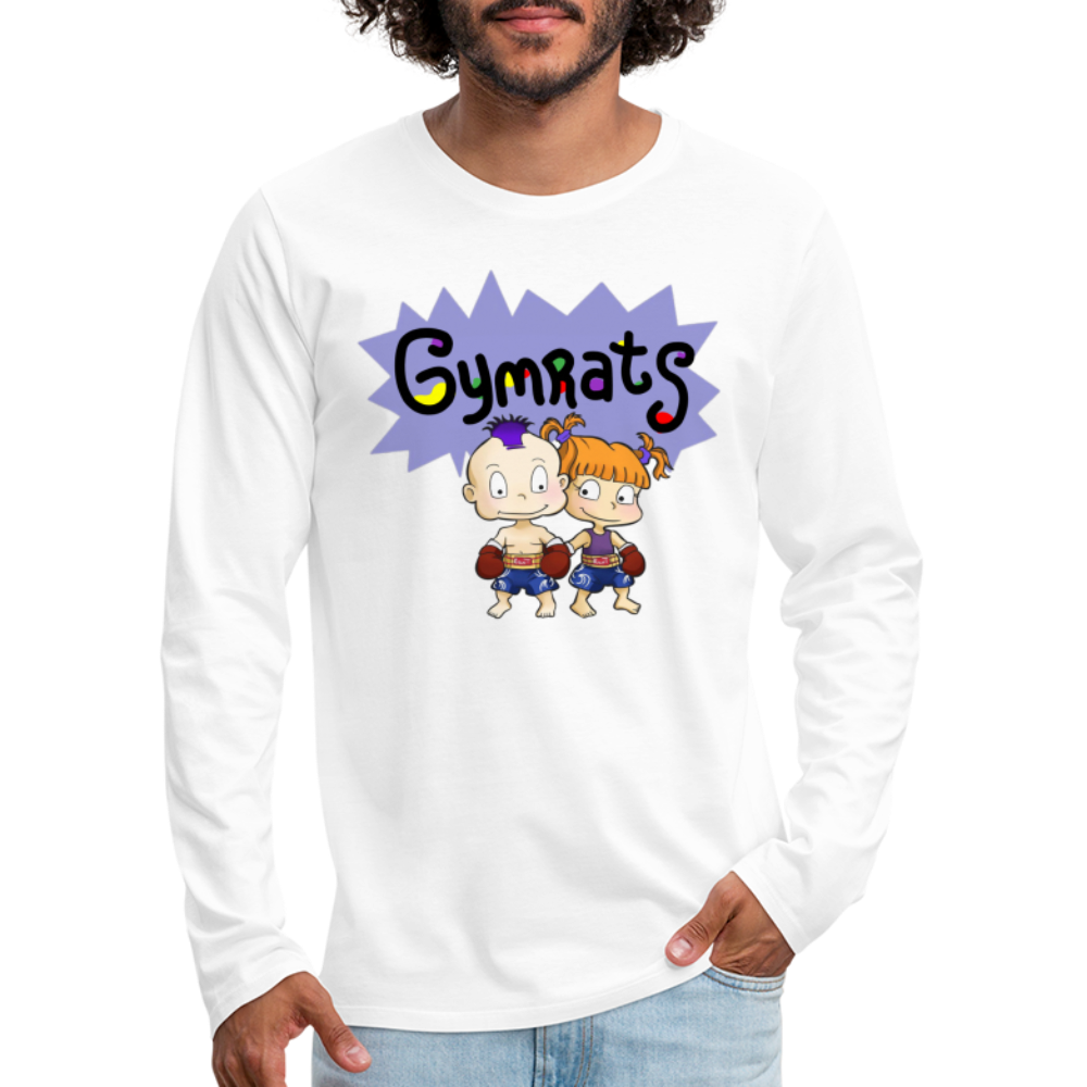 GymRats Muay Thai  Long Sleeve T-Shirt - white