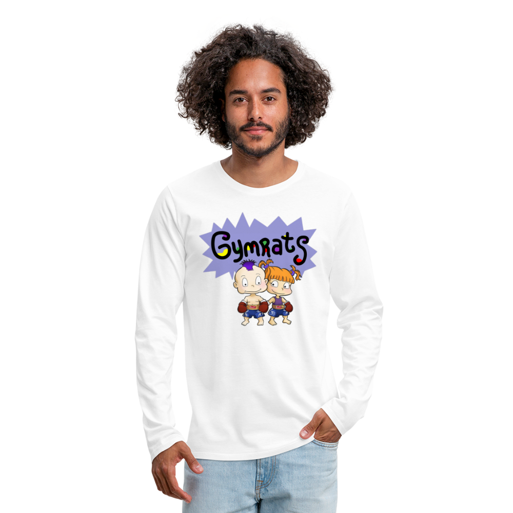 GymRats Muay Thai  Long Sleeve T-Shirt - white