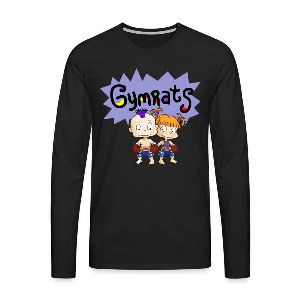GymRats Muay Thai  Long Sleeve T-Shirt - black