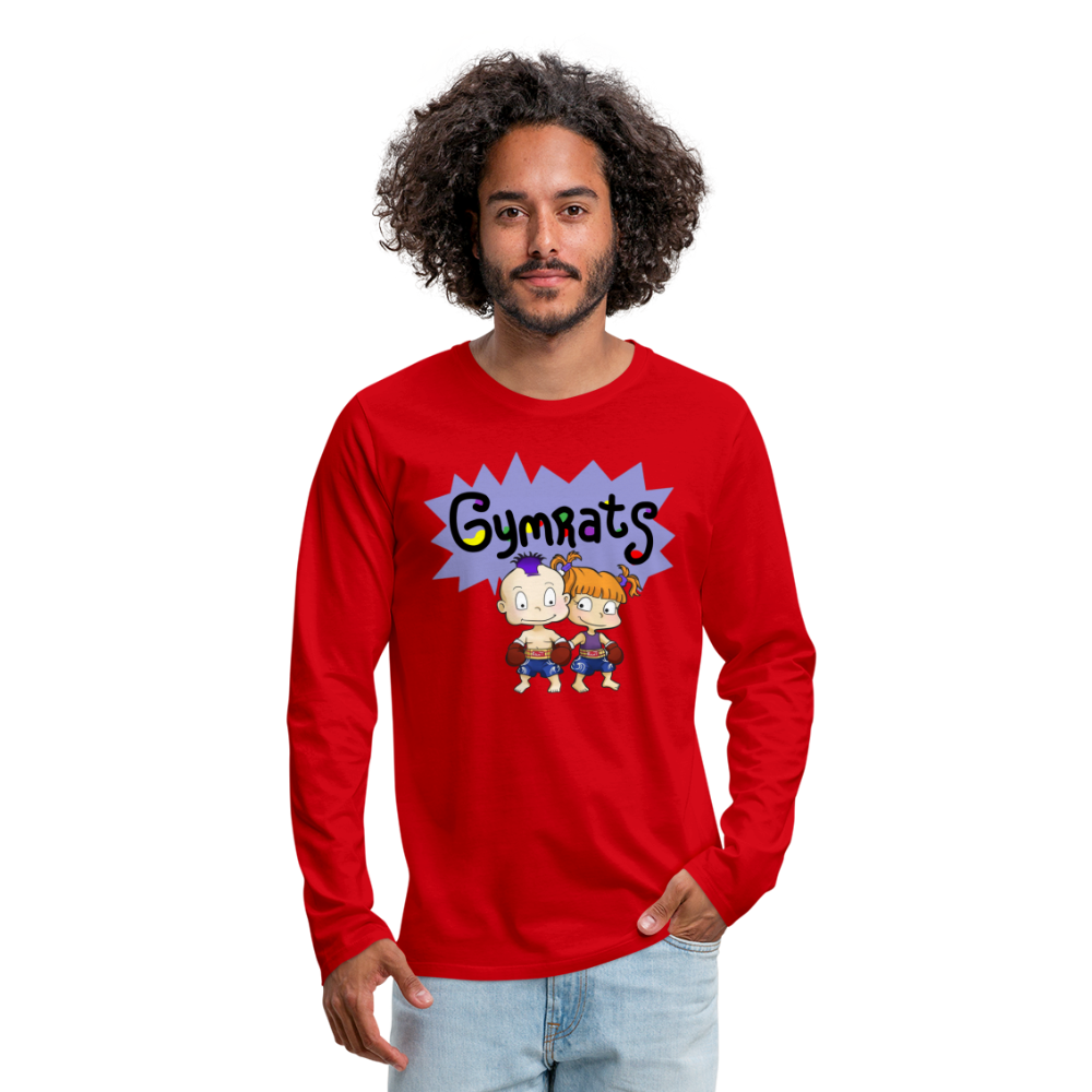 GymRats Muay Thai  Long Sleeve T-Shirt - red