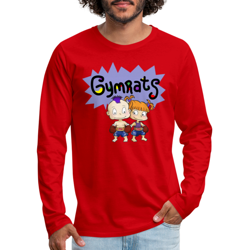 GymRats Muay Thai  Long Sleeve T-Shirt - red