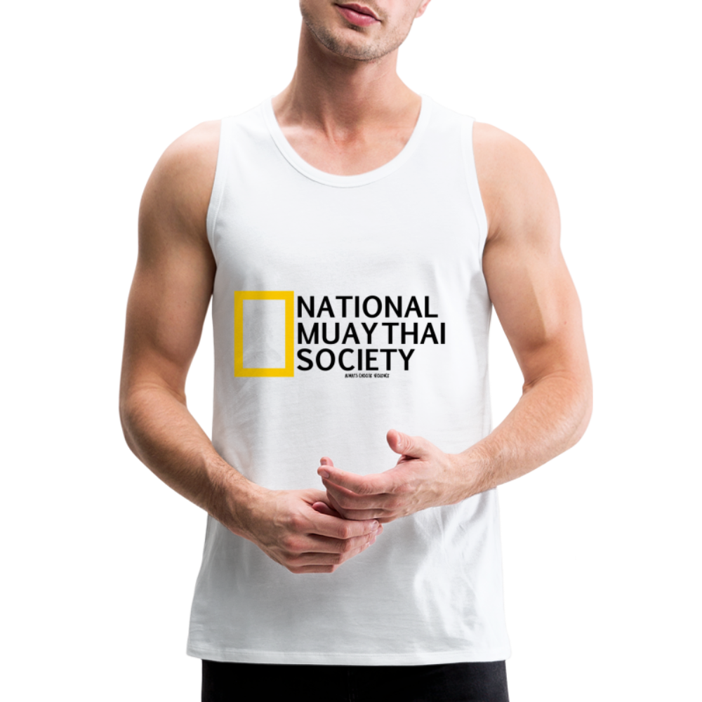 National Muay Thai Society Tank - white