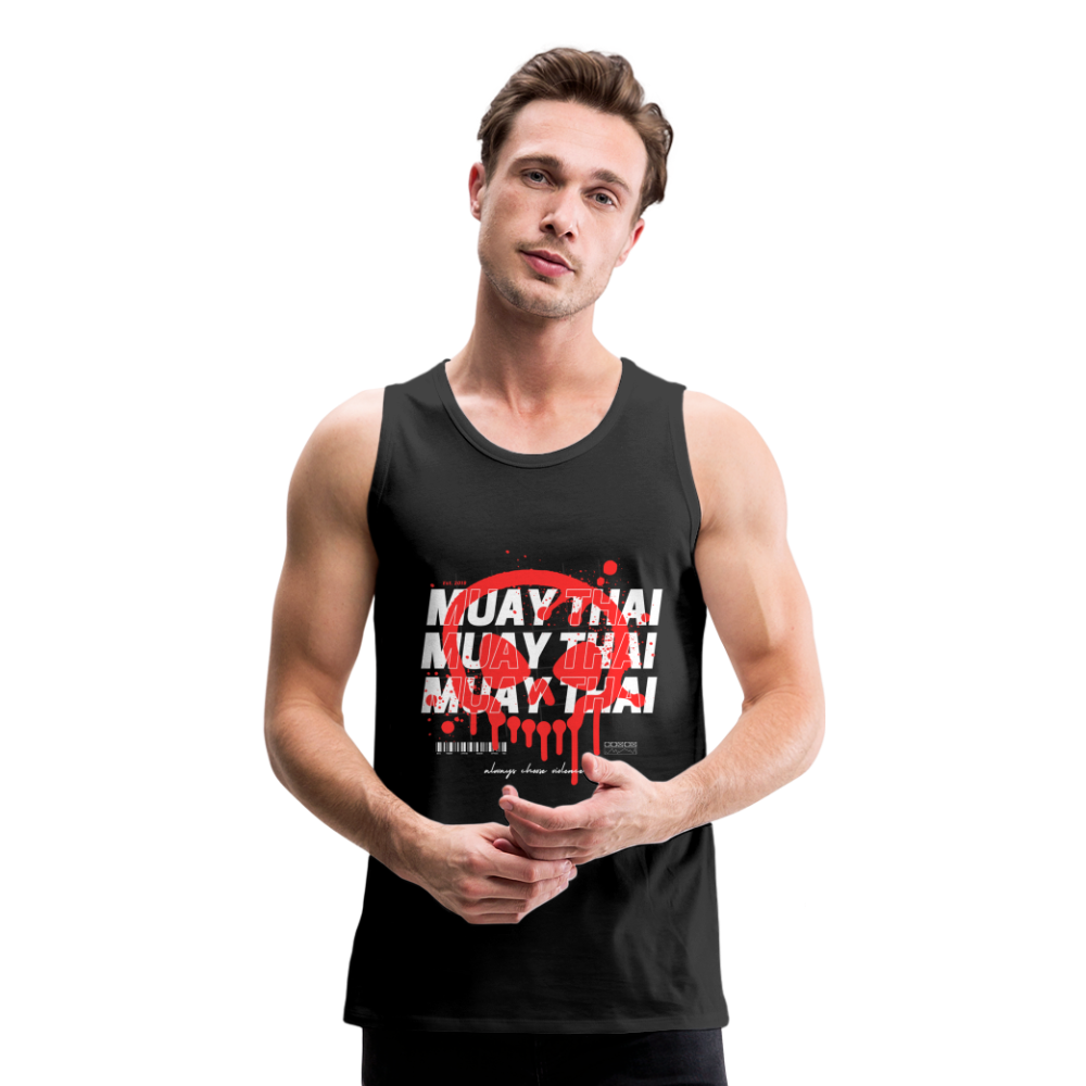 Skull Muay Thai Tank - black