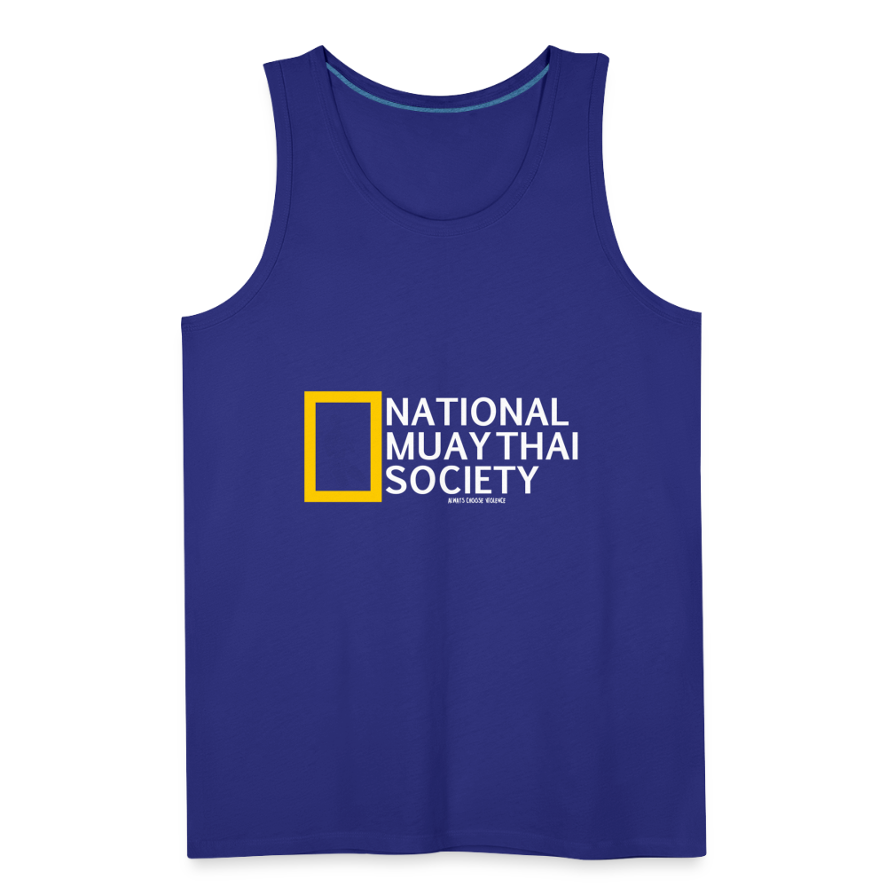 National Muay Thai Society Tank - royal blue