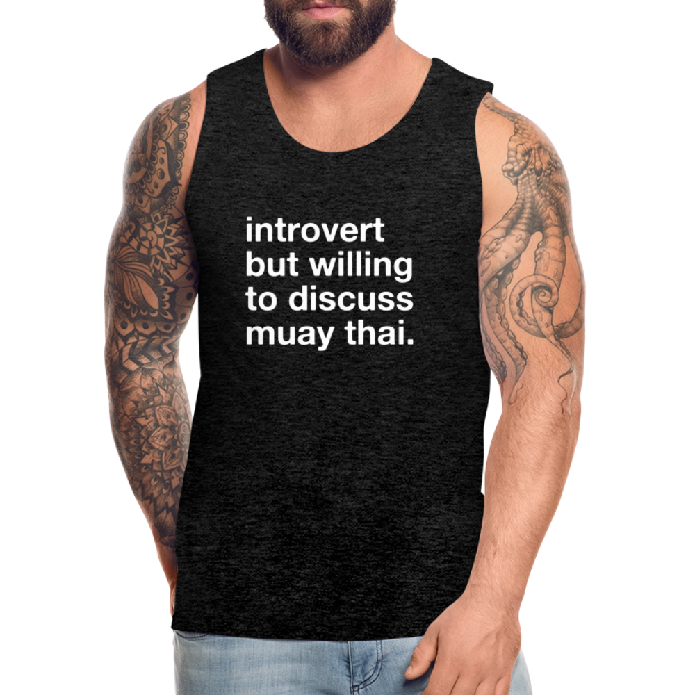 Introvert Muay Thai Tank - charcoal grey