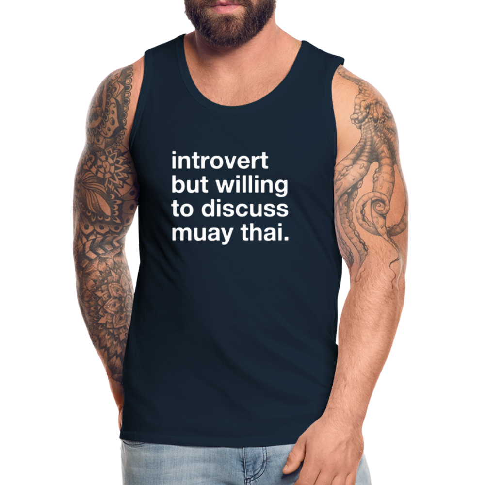 Introvert Muay Thai Tank - deep navy