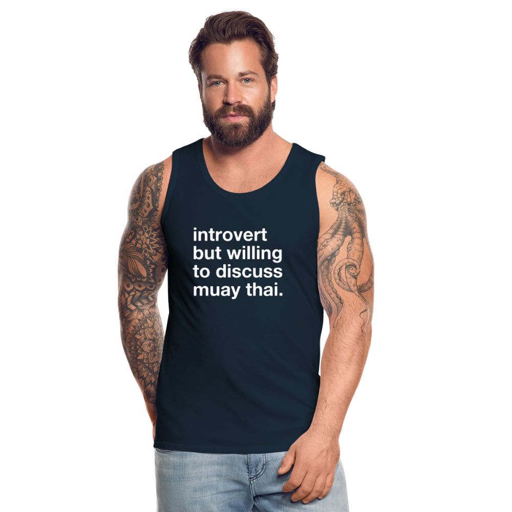Introvert Muay Thai Tank - deep navy