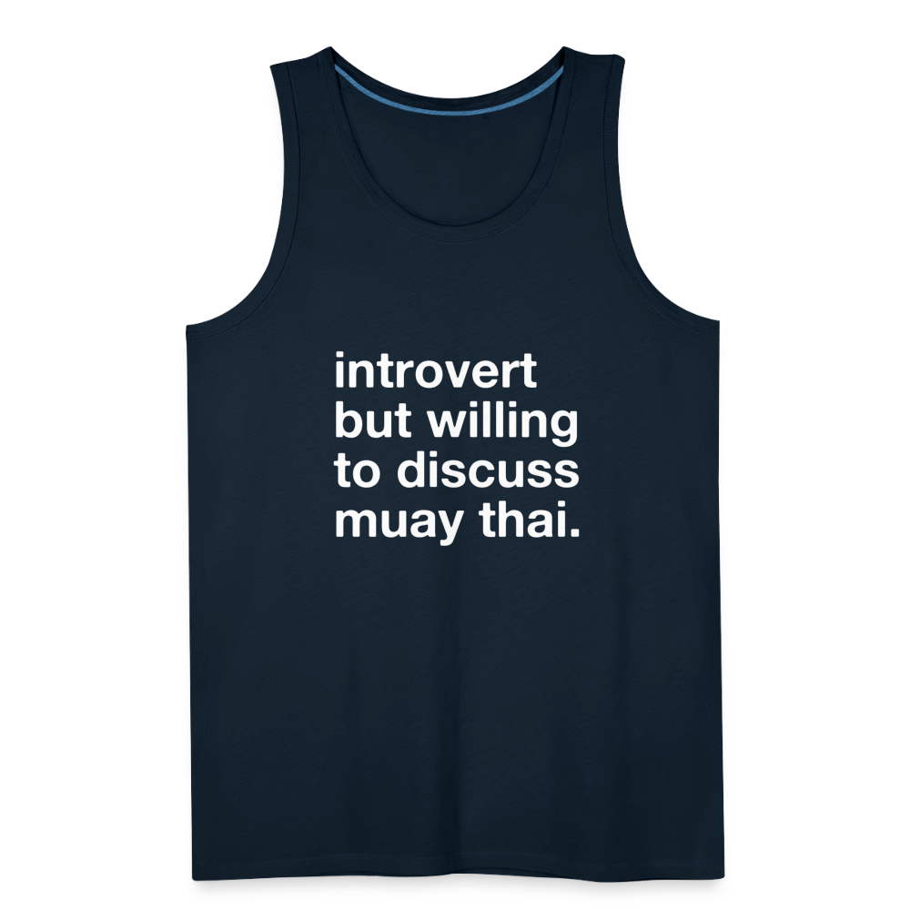 Introvert Muay Thai Tank - deep navy