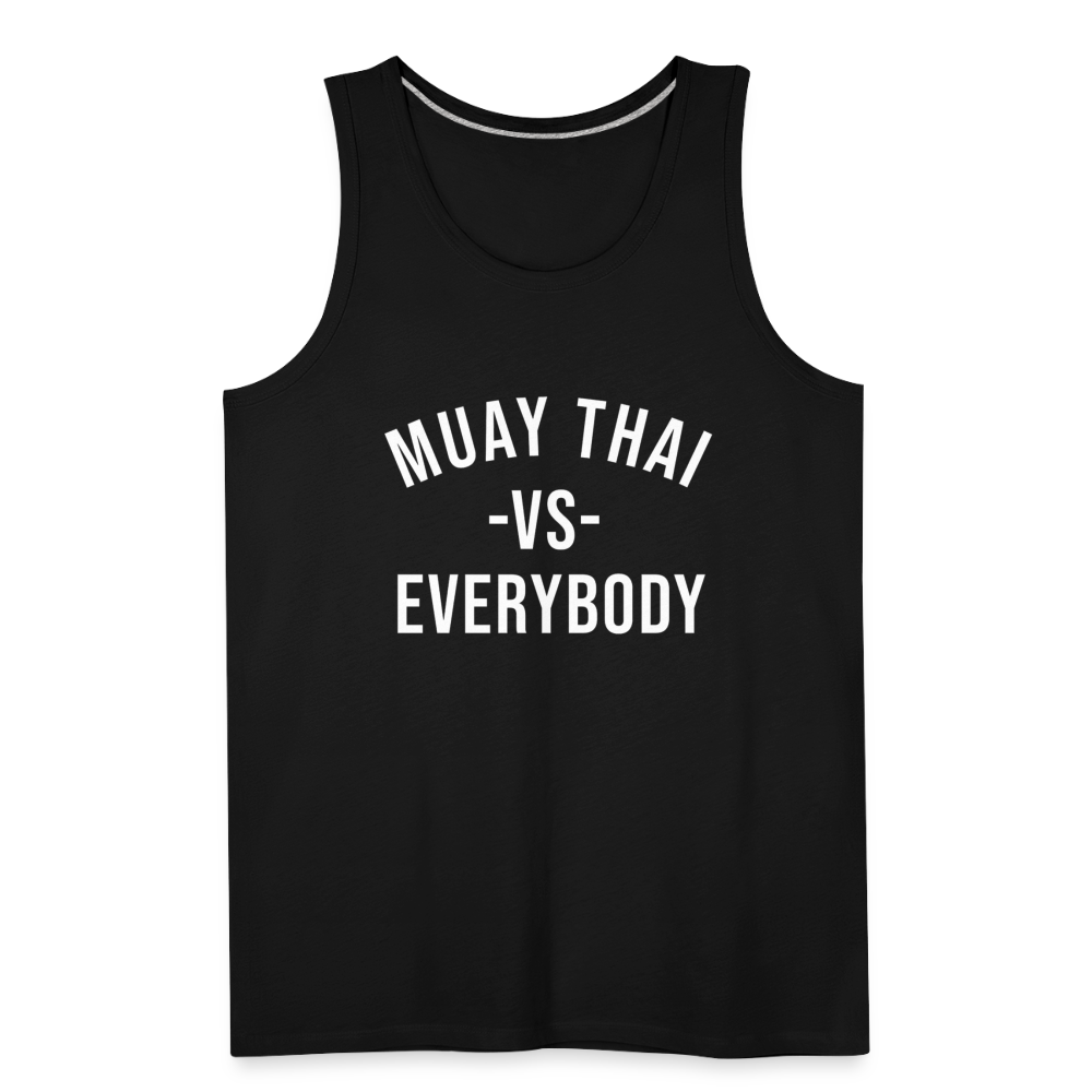 Muay Thai vs Everybody Tank - black
