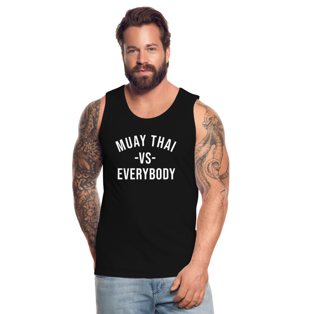 Muay Thai vs Everybody Tank - black