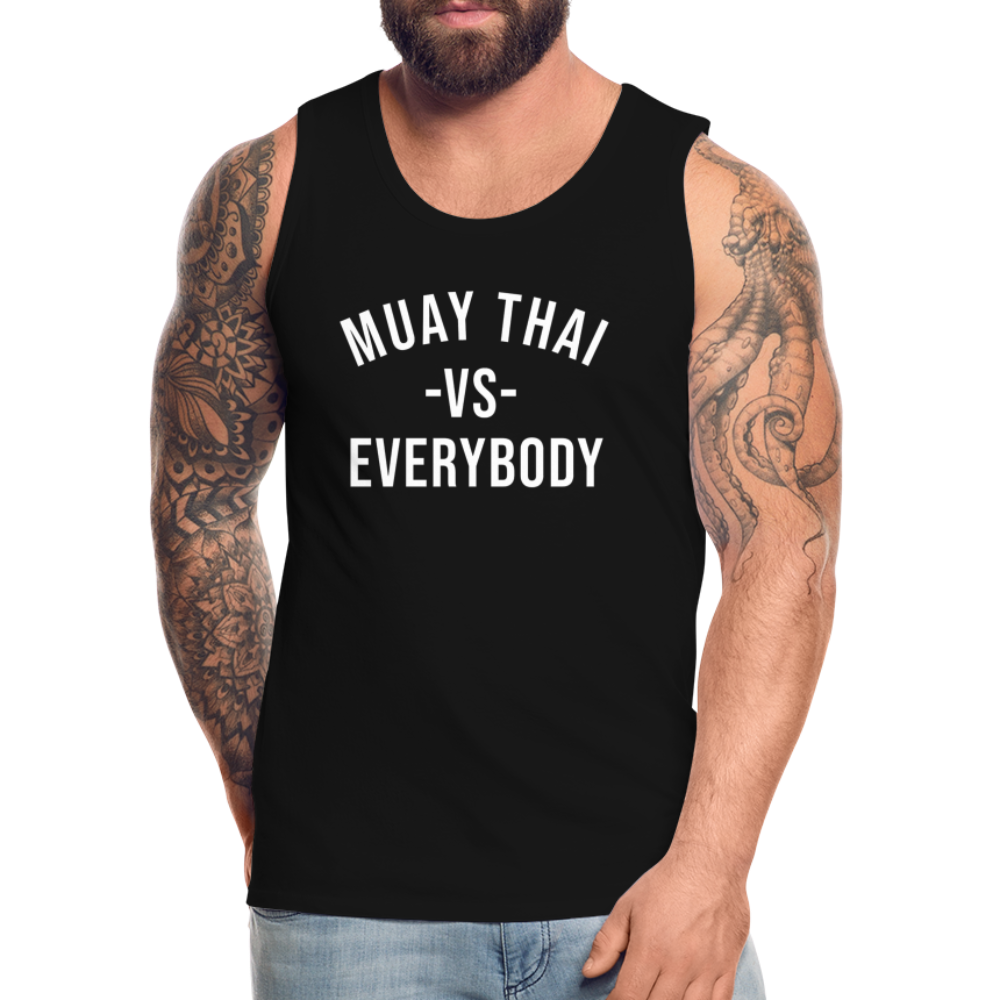Muay Thai vs Everybody Tank - black