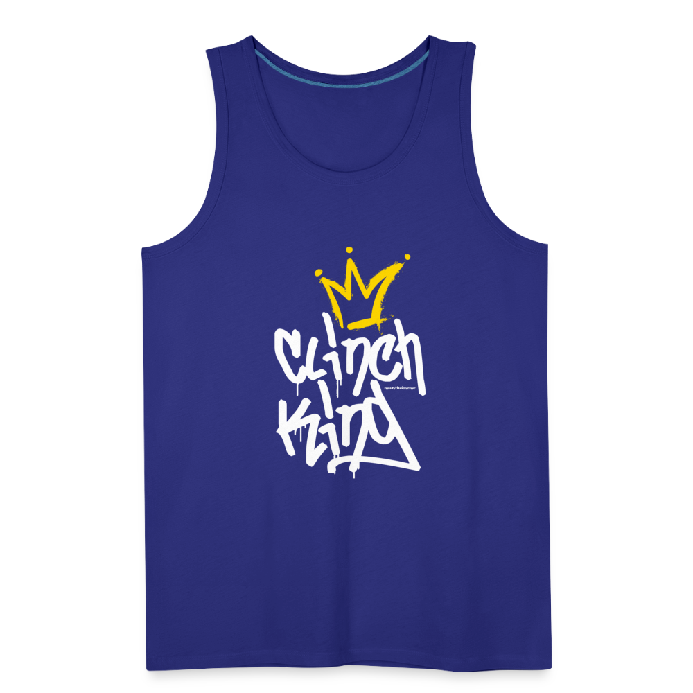 Clinch King Muay Thai Tank - royal blue