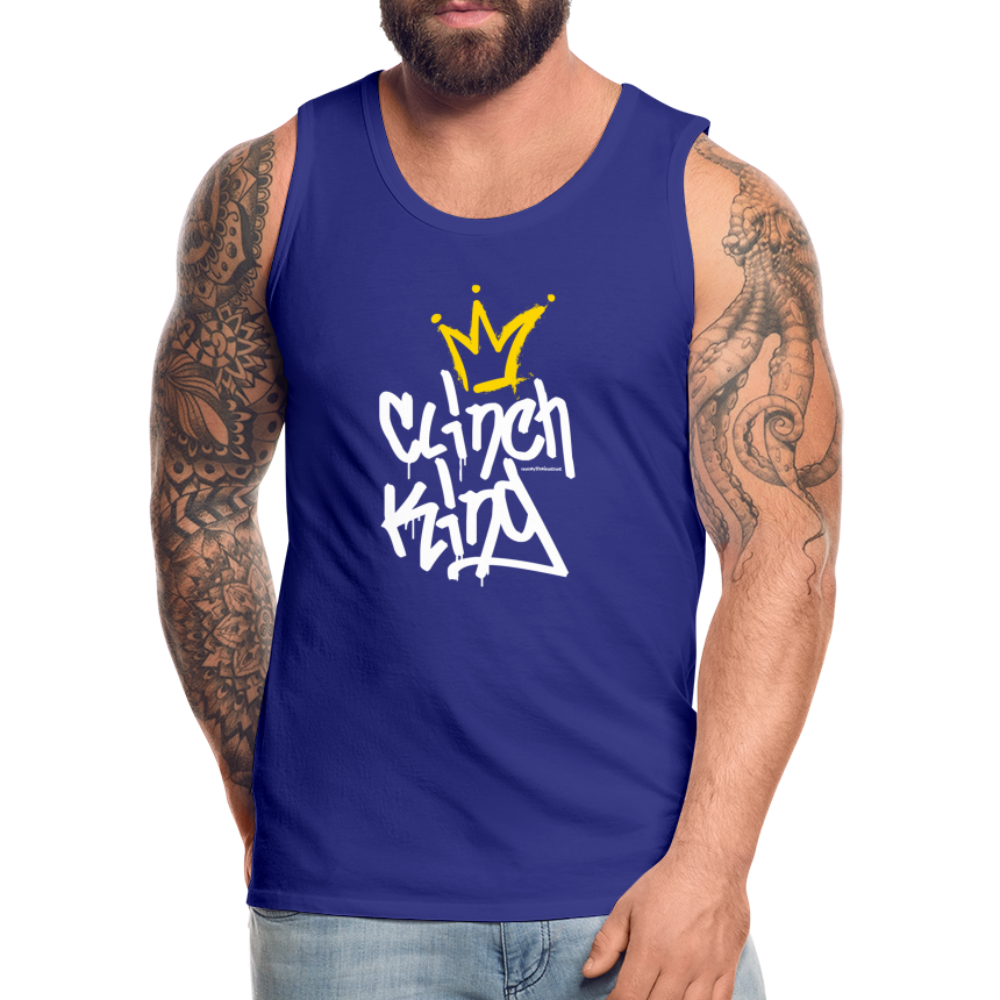 Clinch King Muay Thai Tank - royal blue