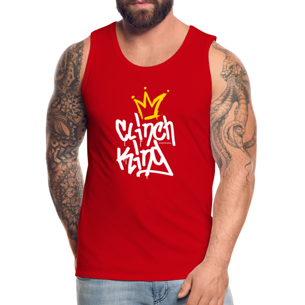 Clinch King Muay Thai Tank - red