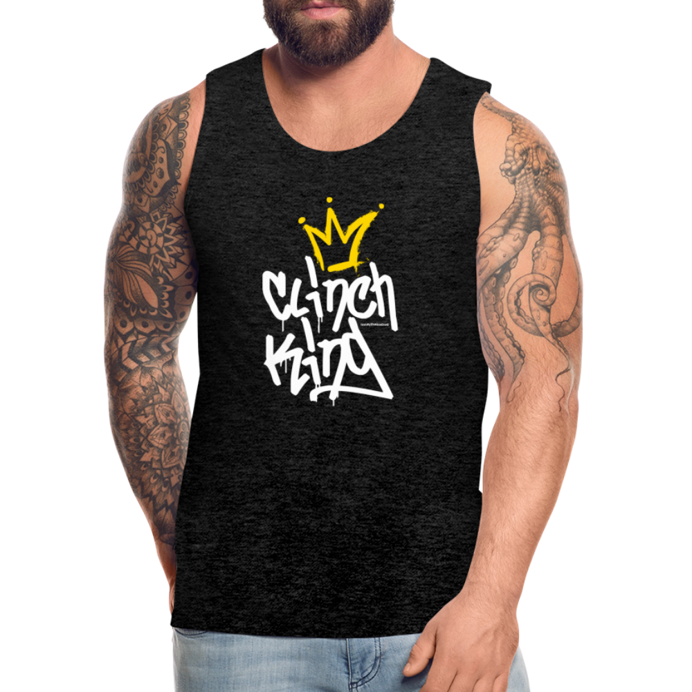 Clinch King Muay Thai Tank - charcoal grey