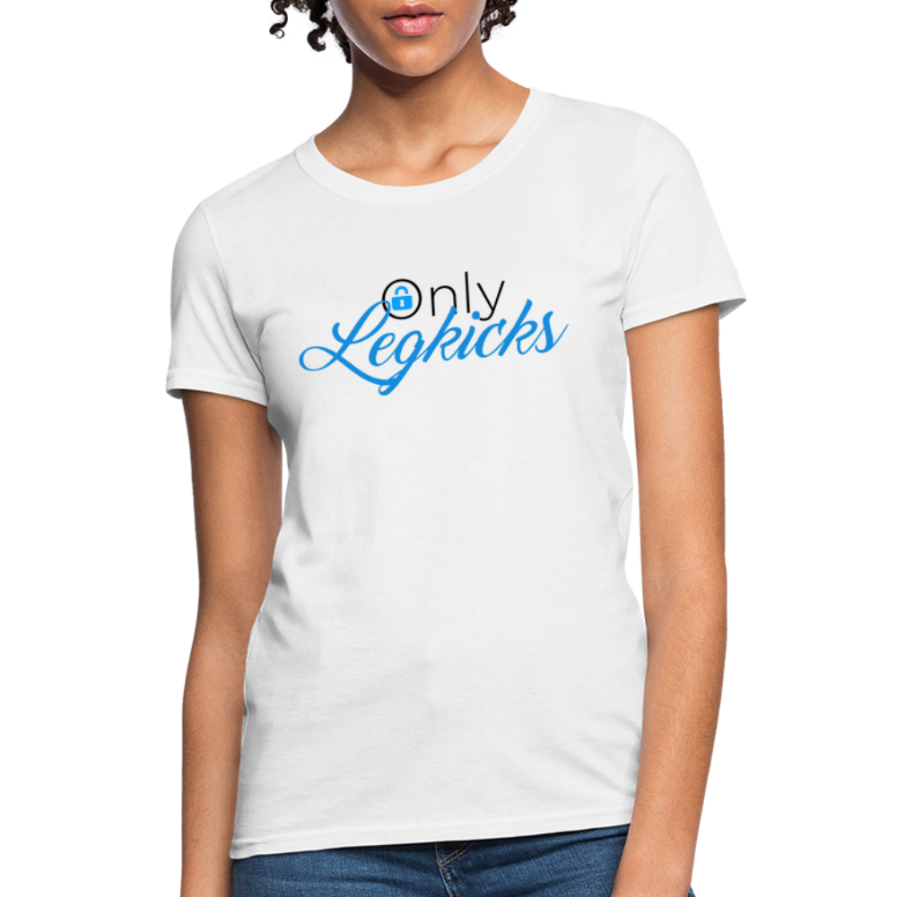 Only LegKicks Muay Thai Women's T-Shirt - white