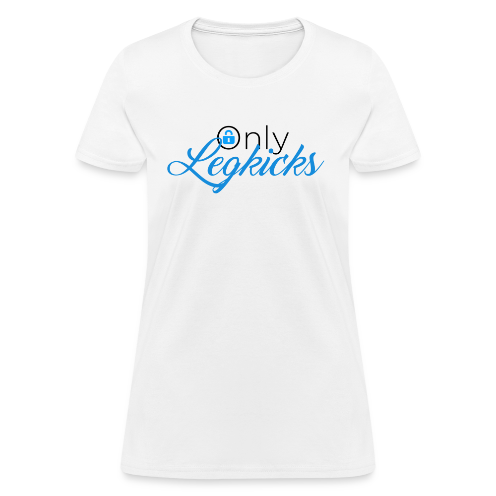 Only LegKicks Muay Thai Women's T-Shirt - white
