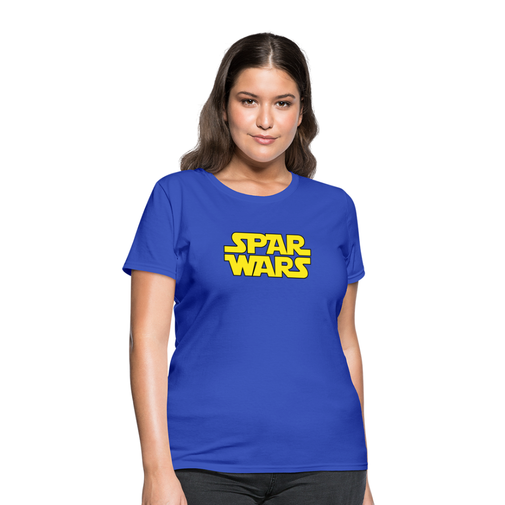 Spar Wars Muay Thai Women's T-Shirt - royal blue