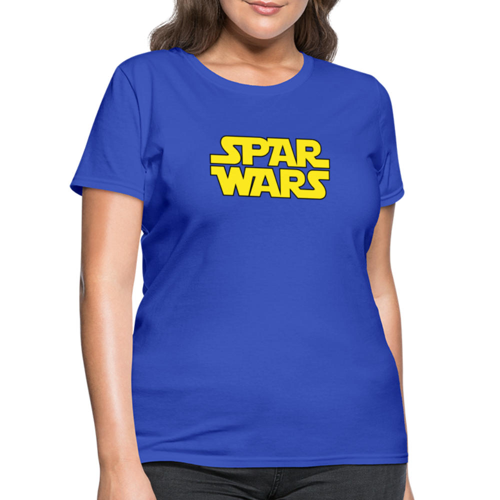 Spar Wars Muay Thai Women's T-Shirt - royal blue